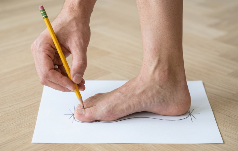 how to measure size for shoe